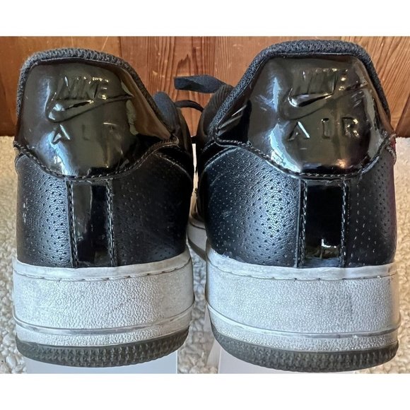 Nike Air Force 1 ’07 Low Men’s Size 11 Black Silver 2010 Release 315122-010 - Picture 6 of 9